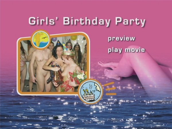 Purenudism video - Girls birthday party [Archives Naturisme]
