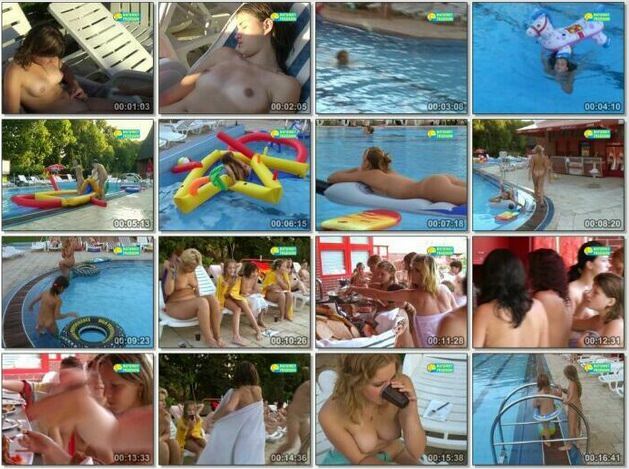 Art vidéos sur le nudisme - Night swimming pool [Archives Naturisme]