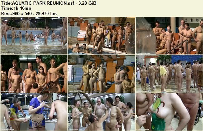 France naturisme vidéo dans la piscine nudisme familial [Archives Naturisme]