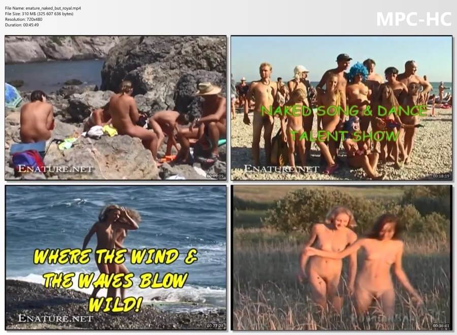 Enature - Naked royal vacation at sea - One of the most striking examples of naturism