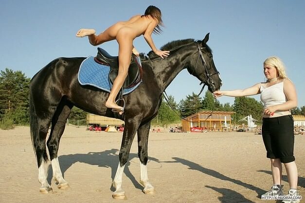Ride on horseback - Joy and pleasure are an integral part of the nudist and naturist experience