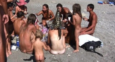 The vast oceanfront 1 Full HD video - Nudism is often equated with naturism