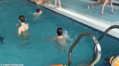 Poolside activities 1 Full HD - Nudism and naturism help break down stereotypes