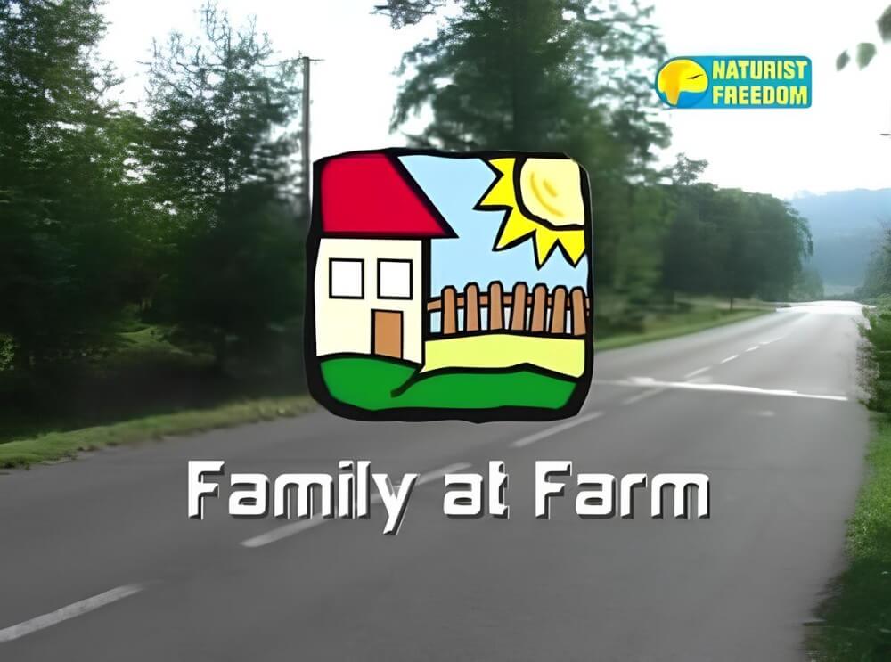 Naturist Freedom: Family at Farm - A naked persons soul is visible through their body