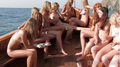 Candid HD: Nudist Boat Cruise Full HD video - The Cult of Nudity Is Open to All