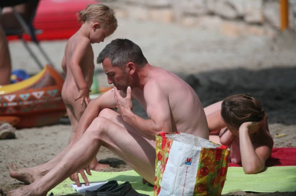 Nude Beach Assortment photos - Clothing is also a mask for a nudist
