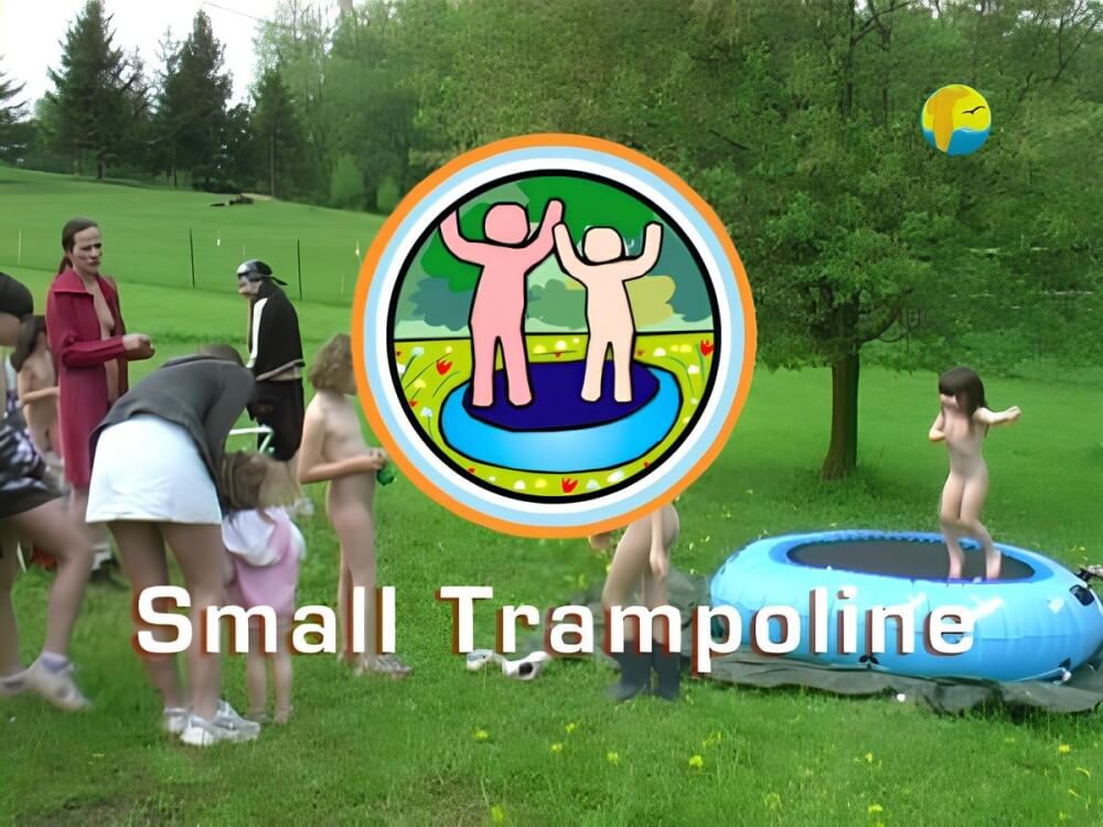 Naturist Freedom: Small Trampoline - Naturism and nudism are a path to inner freedom
