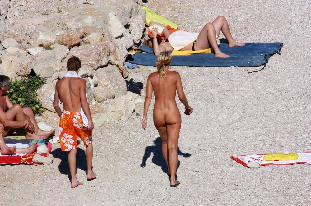 European Beach Entrance pics - Visiting the Beach Without Clothes