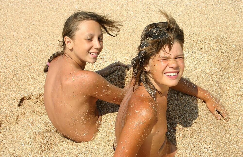 Ocean Beach Relaxing Photo Set - Nudism is based on naturalness and openness