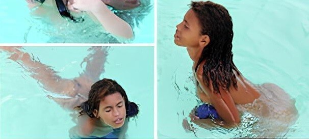 Brazil naturism gallery, Tropic Pool Sunbath 2 - Are required to remain naked at all times