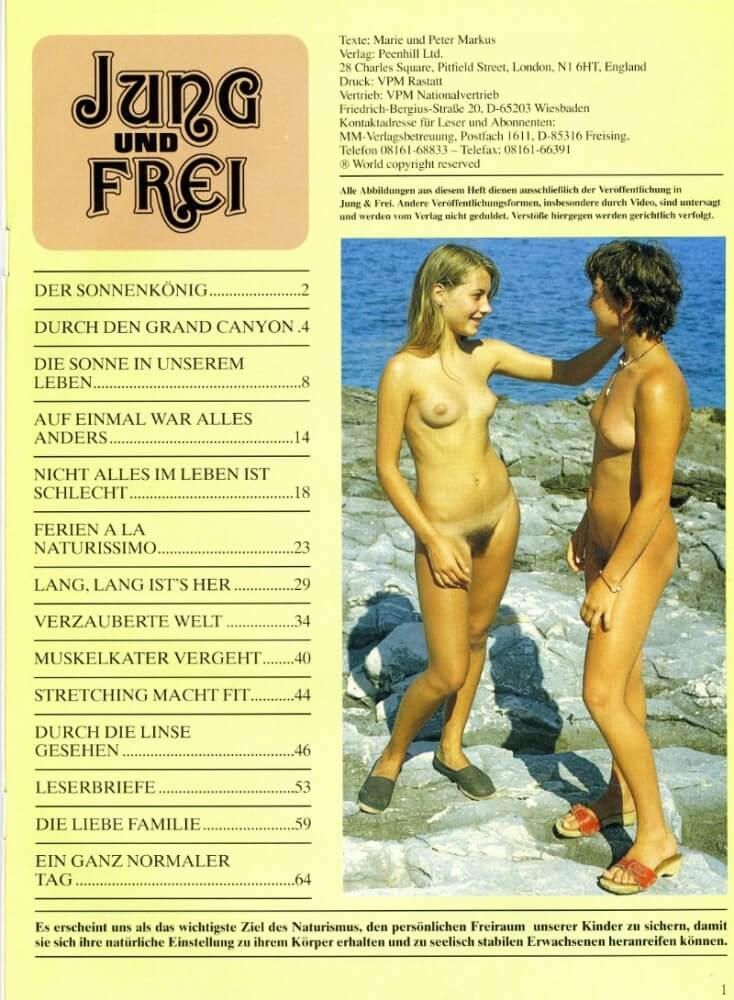 Jung und Frei Nr 76 - Nudity helps one appreciate the present moment