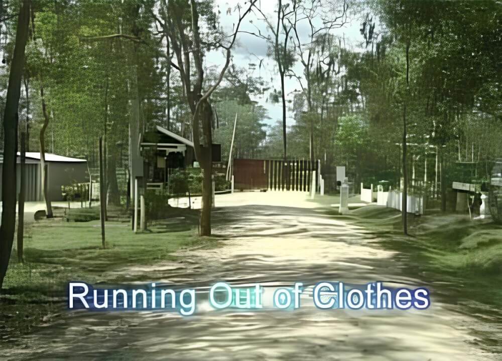 Enature - Running out of clothes - Are required to remain naked at all times