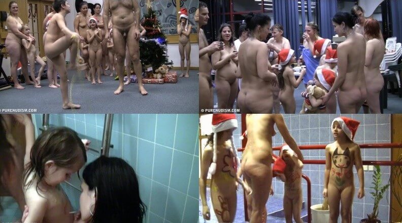 Christmas day Full HD video - We began to practice nudism consciously