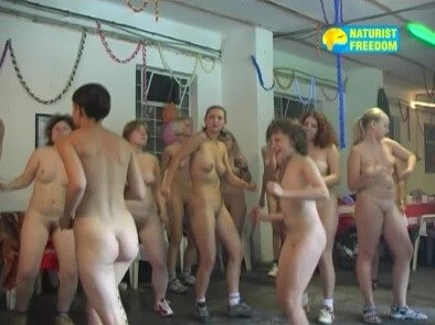 Naturist Freedom: Discotheque in a Cellar - Naturists respect each other and those around them