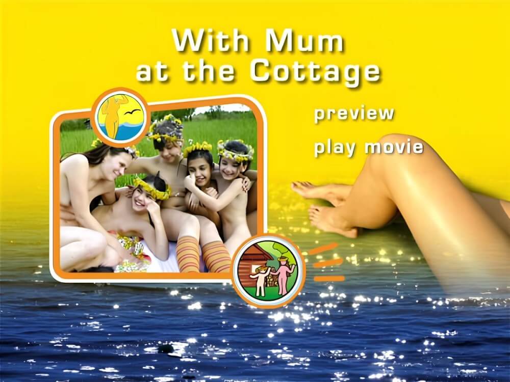 Naturist Freedom: With Mum at the Cottage DVD - Nudists value harmony and tranquility