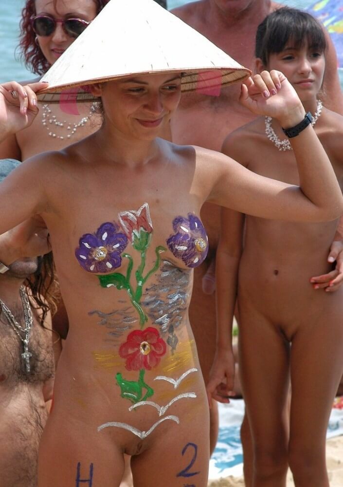 Nudist gathering on the beach video - Living together in nature is a hallmark of nudists
