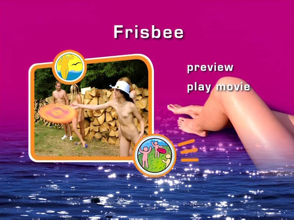 Naturist Freedom - Frisbee DVD - Naturists are open to the world and the environment