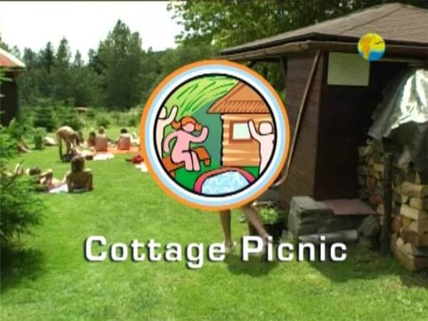 Naturist Freedom: Cottage Picnic DVD - They value simplicity and naturalness, and encourage people not to feel self-conscious about being naked