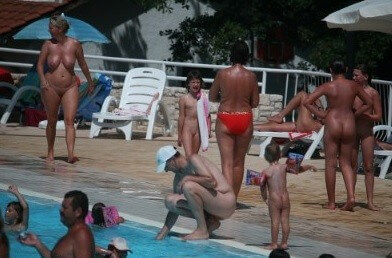 Enjoying The Sunny Pool gallery - Naturism and respect for nature