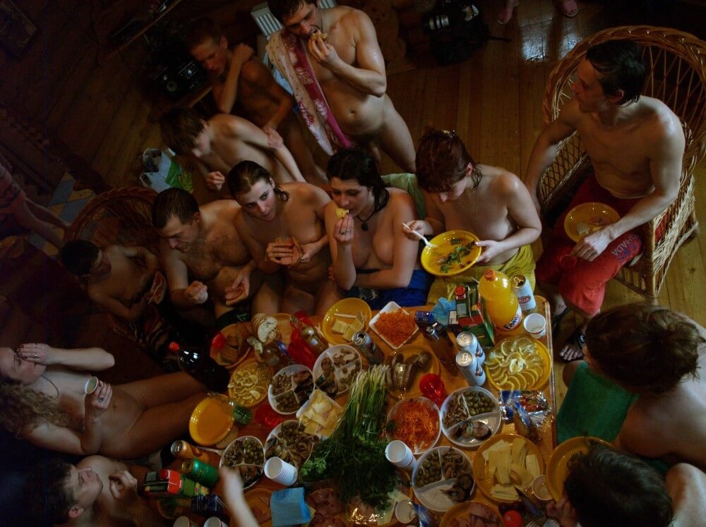 Family Valentines Dinning pics - They value respect for nature and the fully naked body