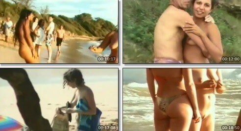 A real nude beach video - In our home, we are all nudists