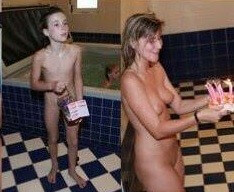 Naturists celebrates birthday photos - Nudism helps us accept ourselves and others