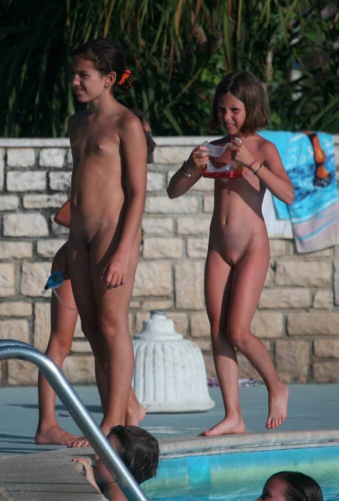 Two Poolside Nudist Girls pics - Naturism and nudism are a path to spiritual peace